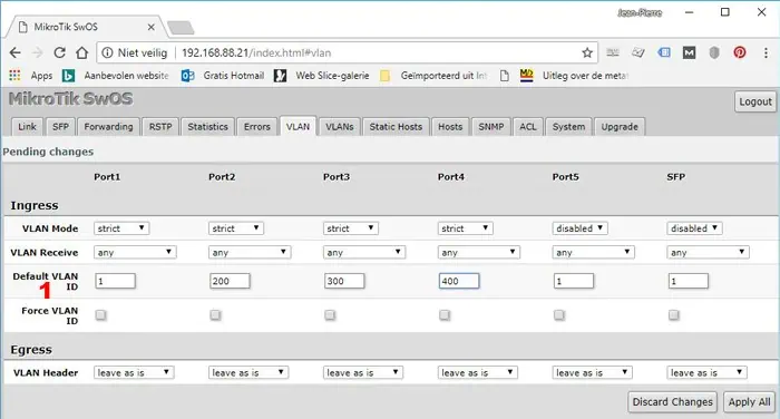 port-based-vlan3 port based vlan