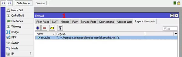 Limiteer YouTube data verkeer