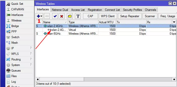 mikrotik virtueel accespoint