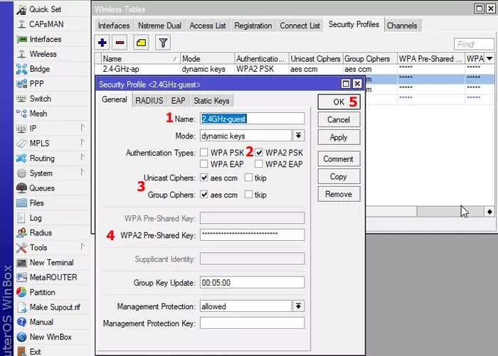 mikrotik virtueel accespoint