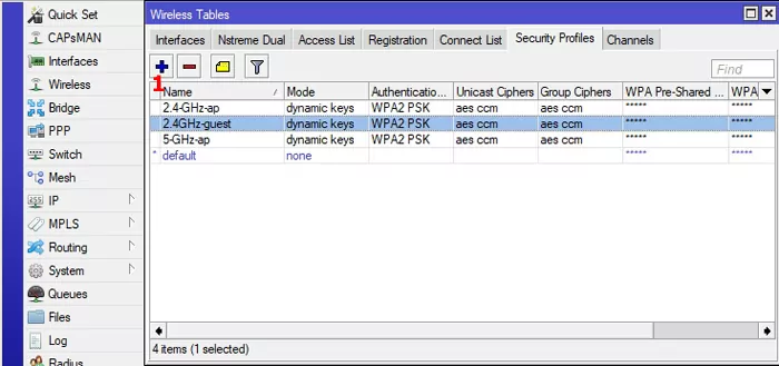 mikrotik virtueel accespoint