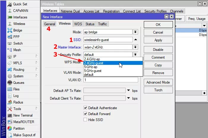 mikrotik virtueel accespoint