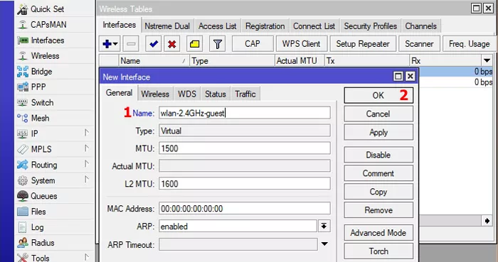 mikrotik virtueel accespoint