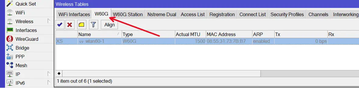 60GHz wifi verbinding