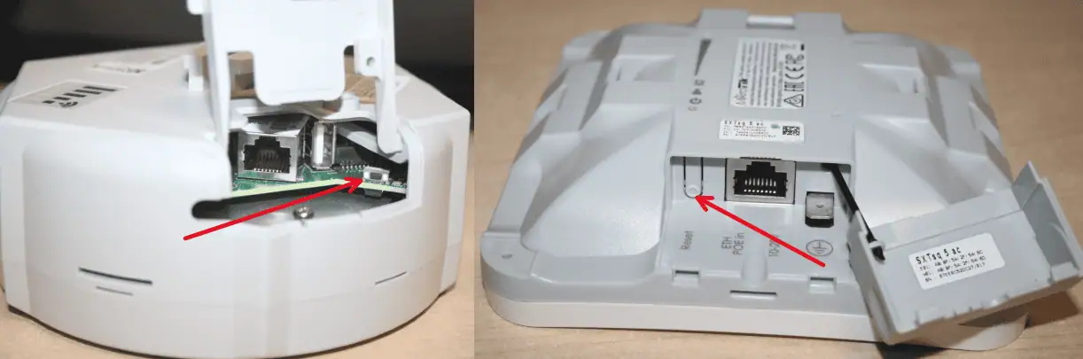 MikroTik router resetten